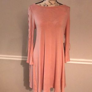 Express Mauve Cotton Dress ( S/P)